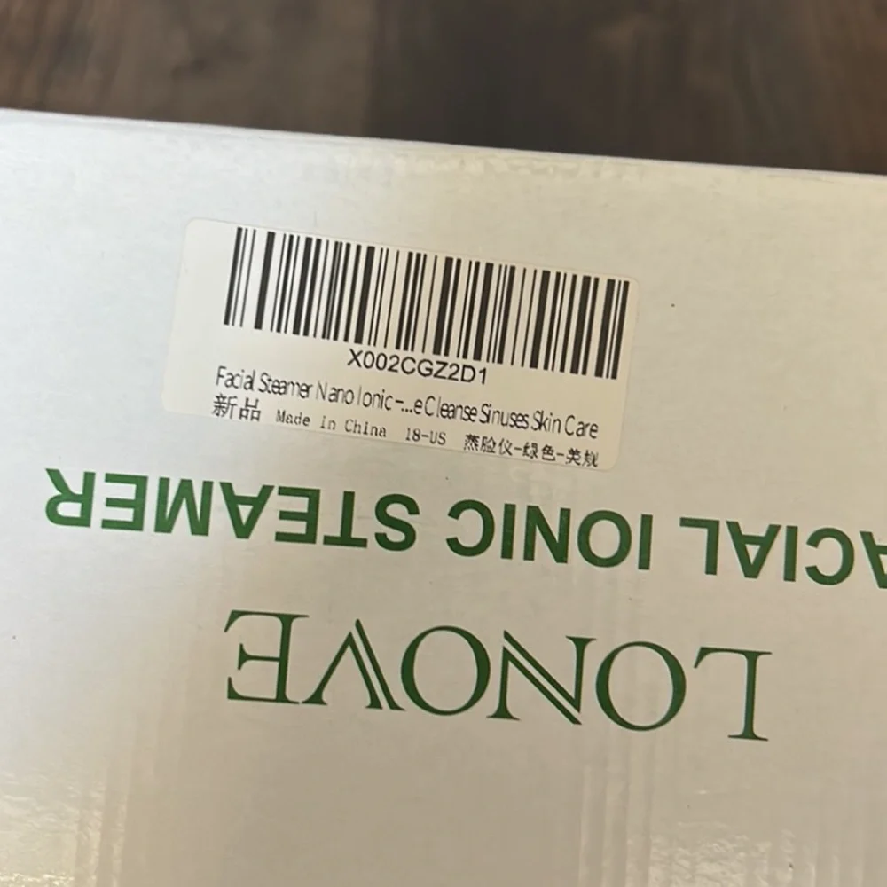 Lonove Ionic Facial Steamer - Green - Picture 4 of 6